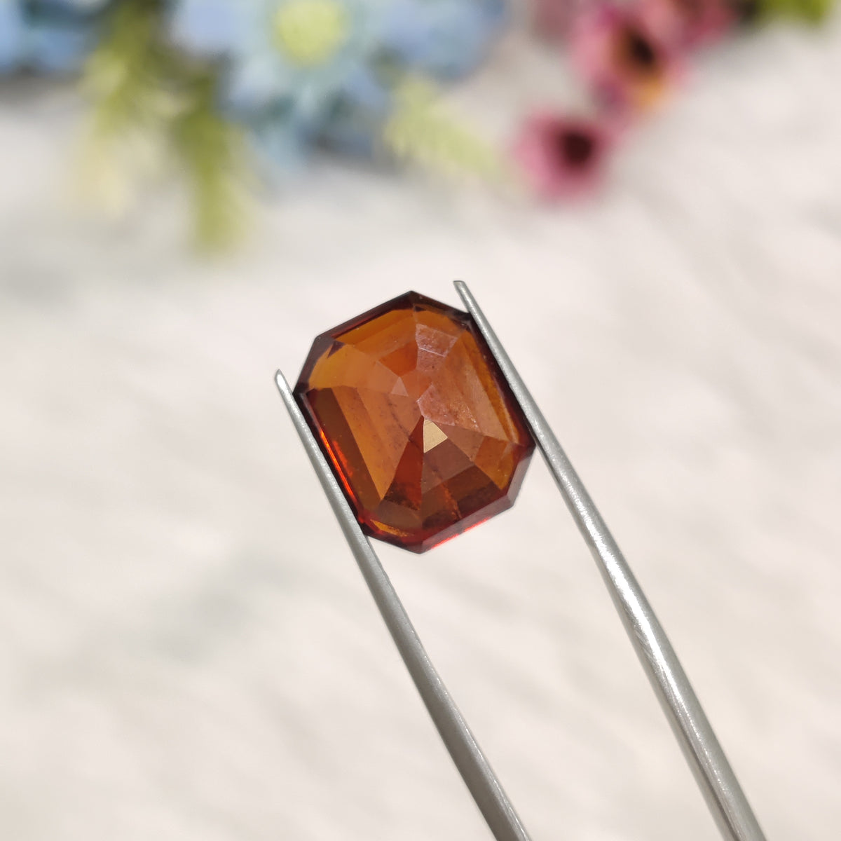 Natural Hessonite Garnet (Gomed) | HG 16 | 11.51 Carat | Certified