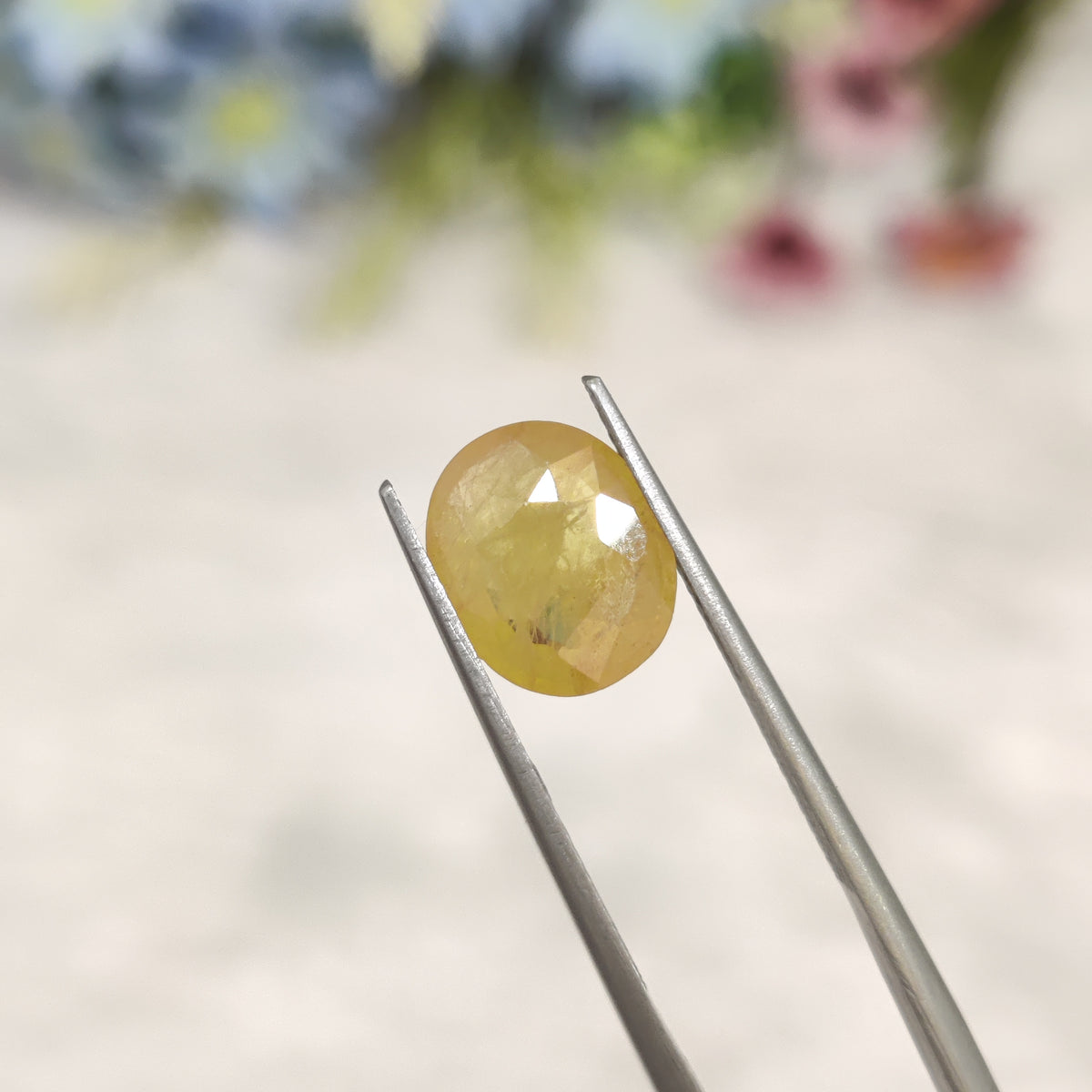 Natural Yellow Sapphire (Pukhraj) | YS 265 | 3.20 Carat | Certified