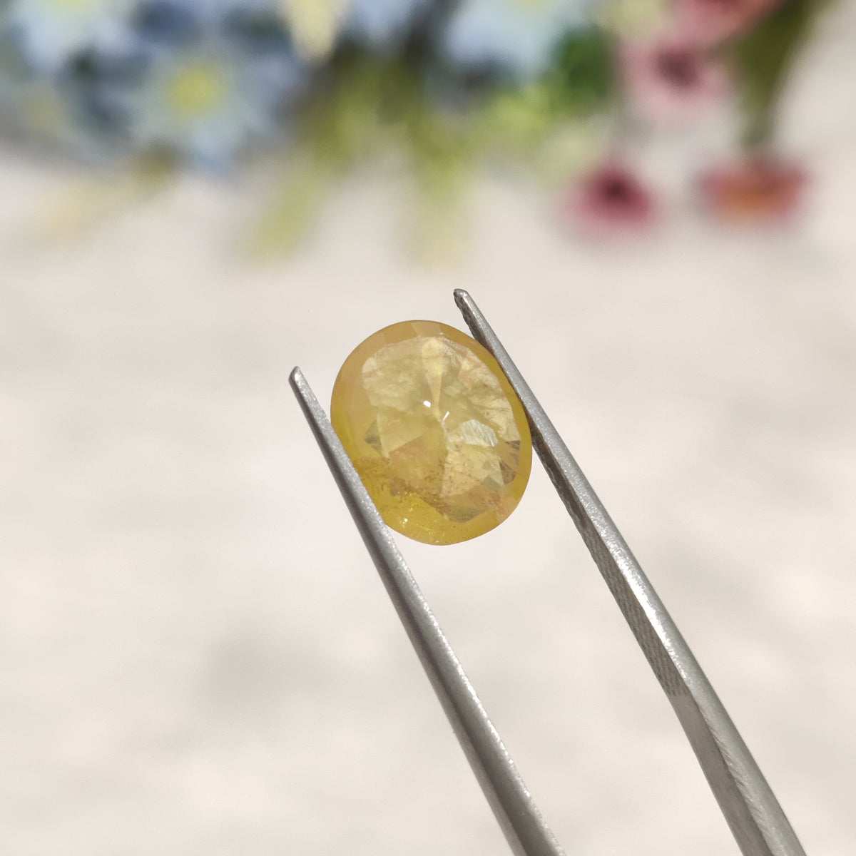 Natural Yellow Sapphire (Pukhraj) | YS 265 | 3.20 Carat | Certified