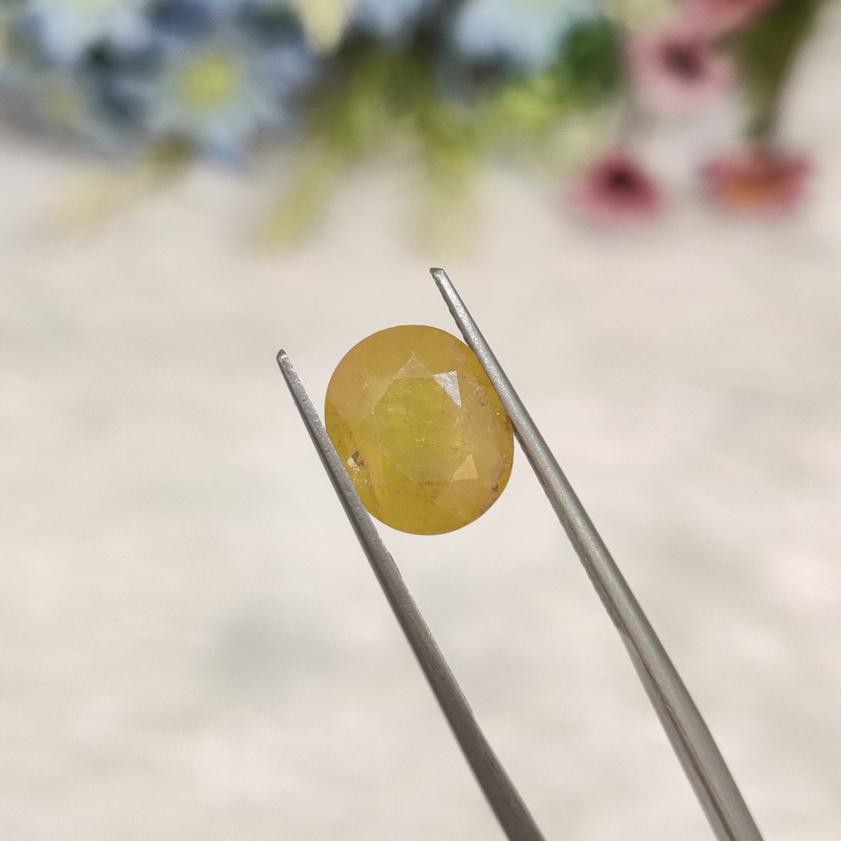 Natural Yellow Sapphire (Pukhraj) | YS 267 | 5.15 Carat | Certified