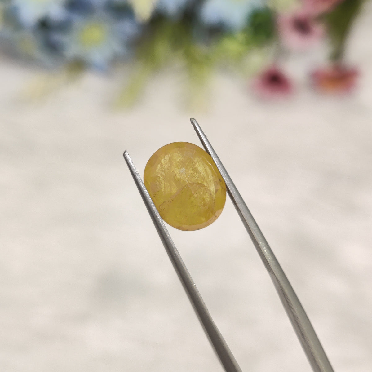 Natural Yellow Sapphire (Pukhraj) | YS 267 | 5.15 Carat | Certified