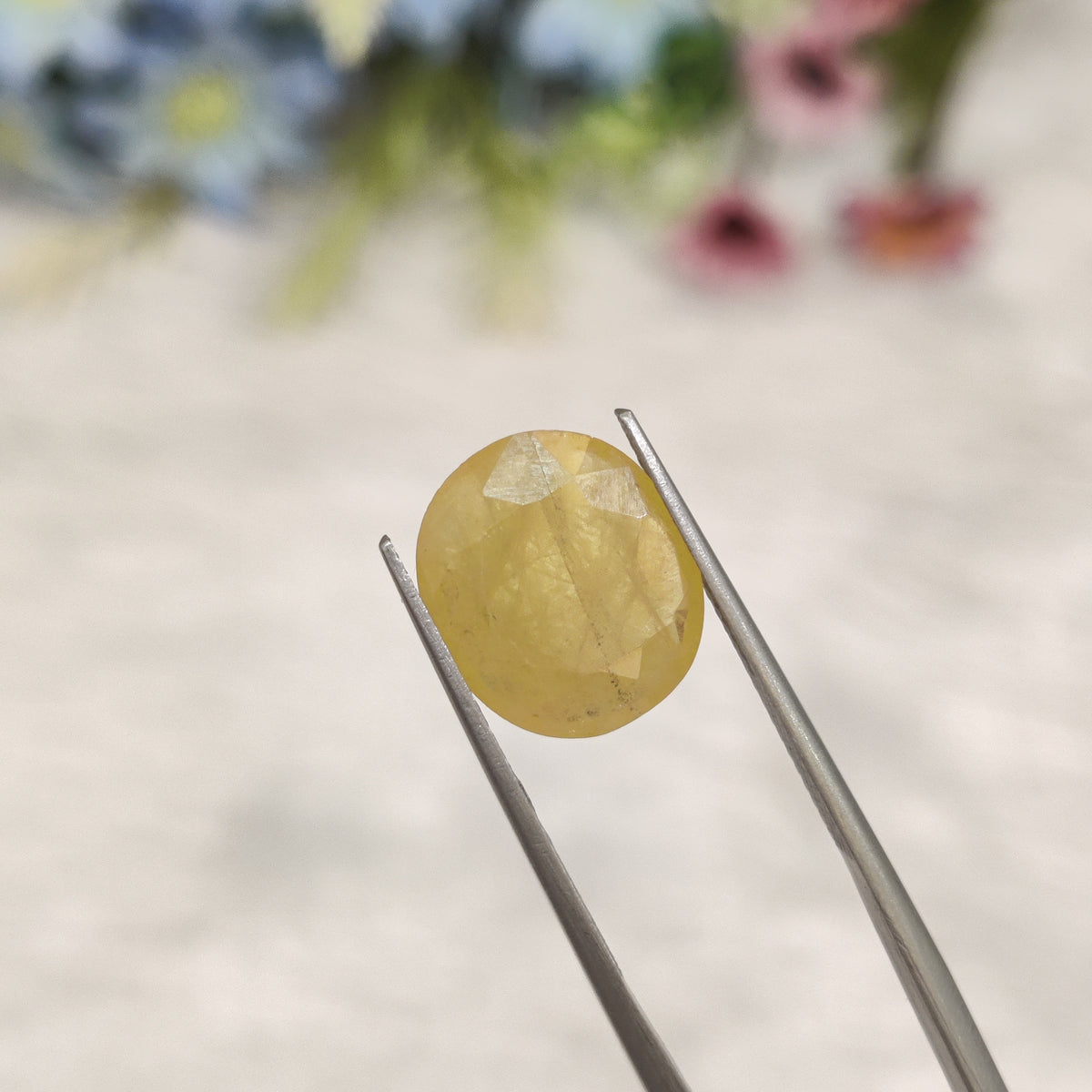 Natural Yellow Sapphire (Pukhraj) | YS 268 | 5.85 Carat | Certified