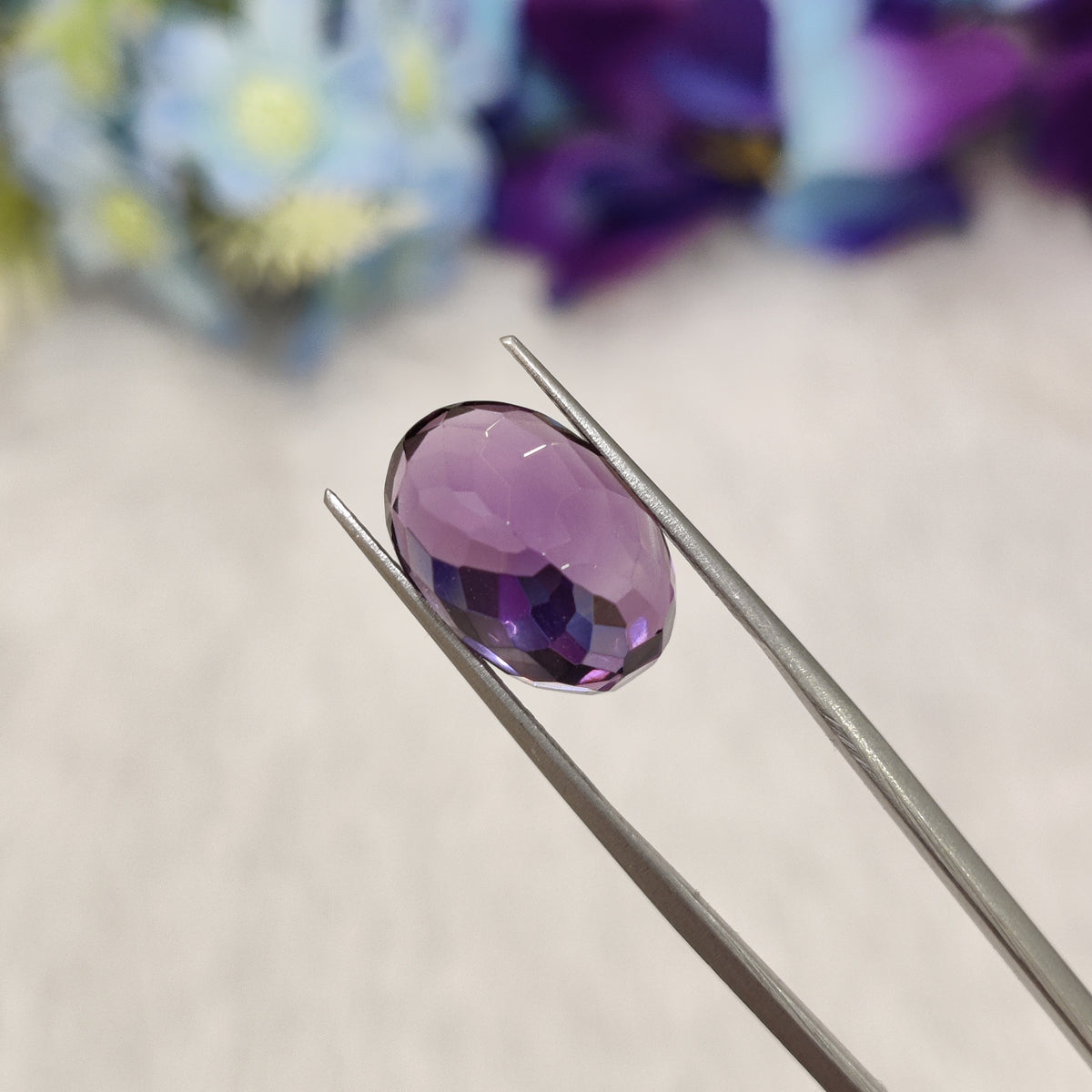 Natural Amethyst (Jamunia) | AME 188 | 6.95 Carat | Certified