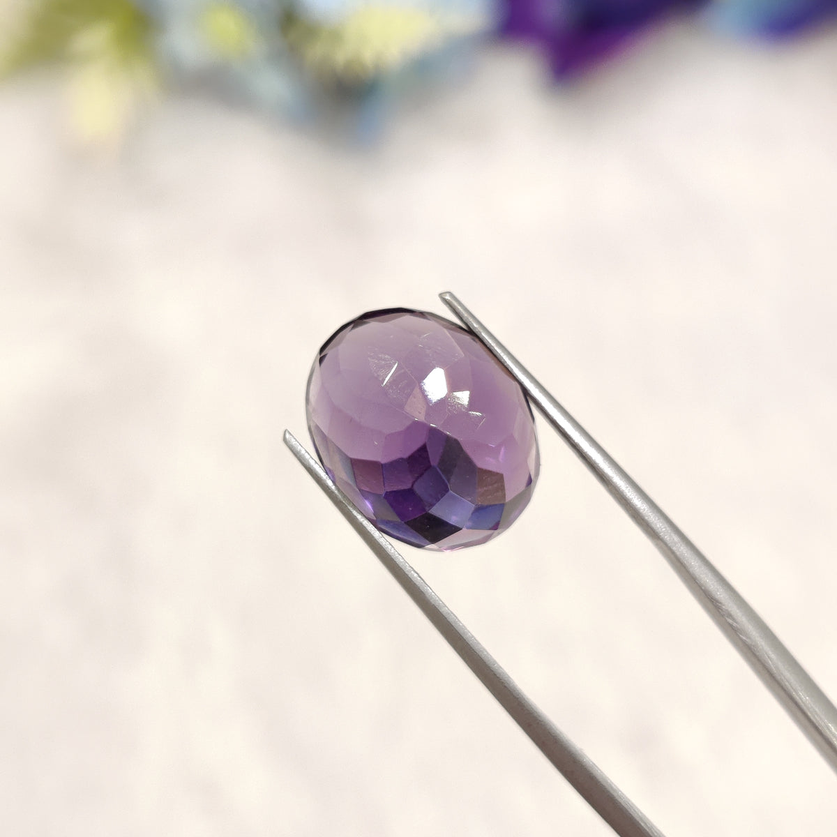 Natural Amethyst (Jamunia) | AME 345 | 6.92 Carat | Certified