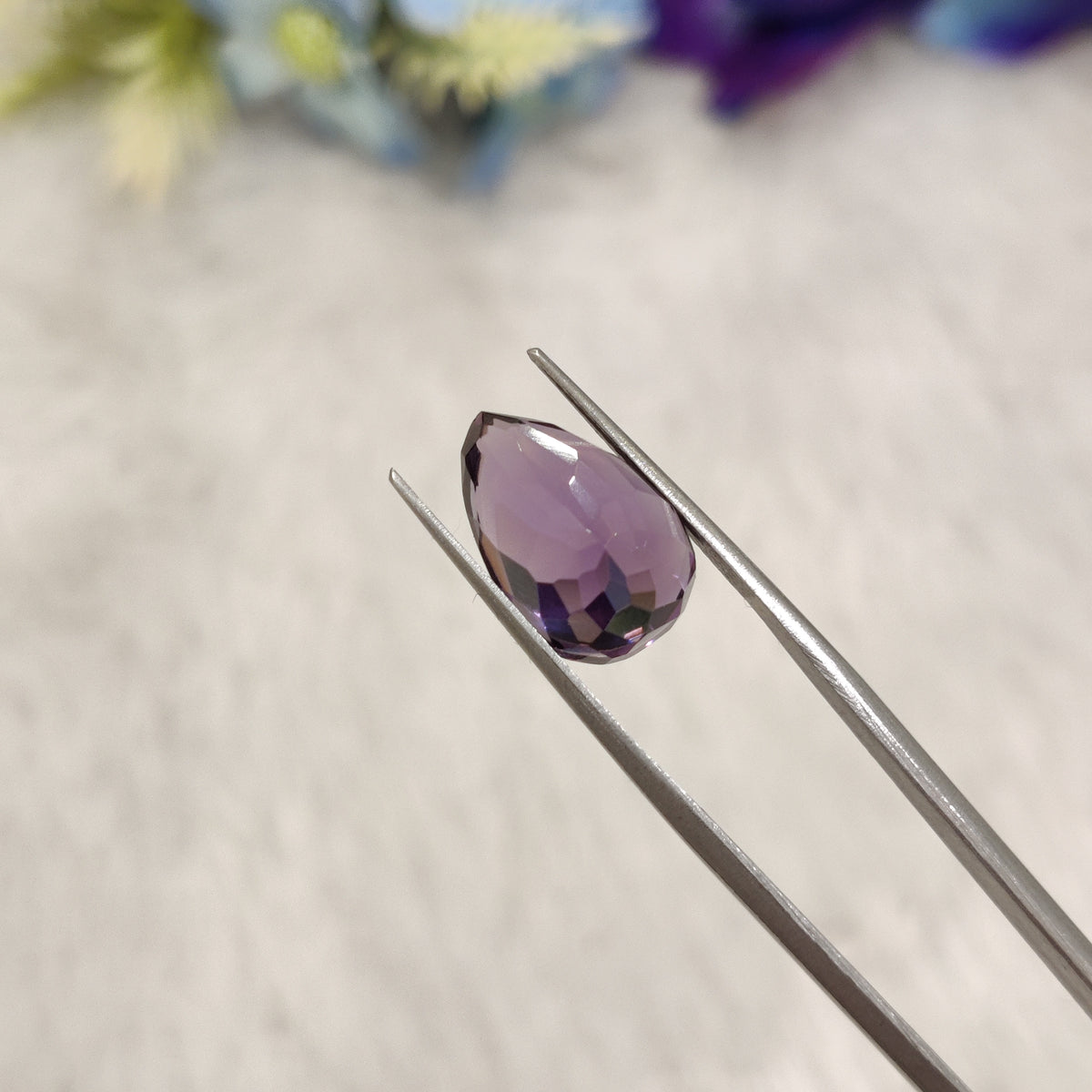Natural Amethyst (Jamunia) | AME 143 | 6.36 Carat | Certified
