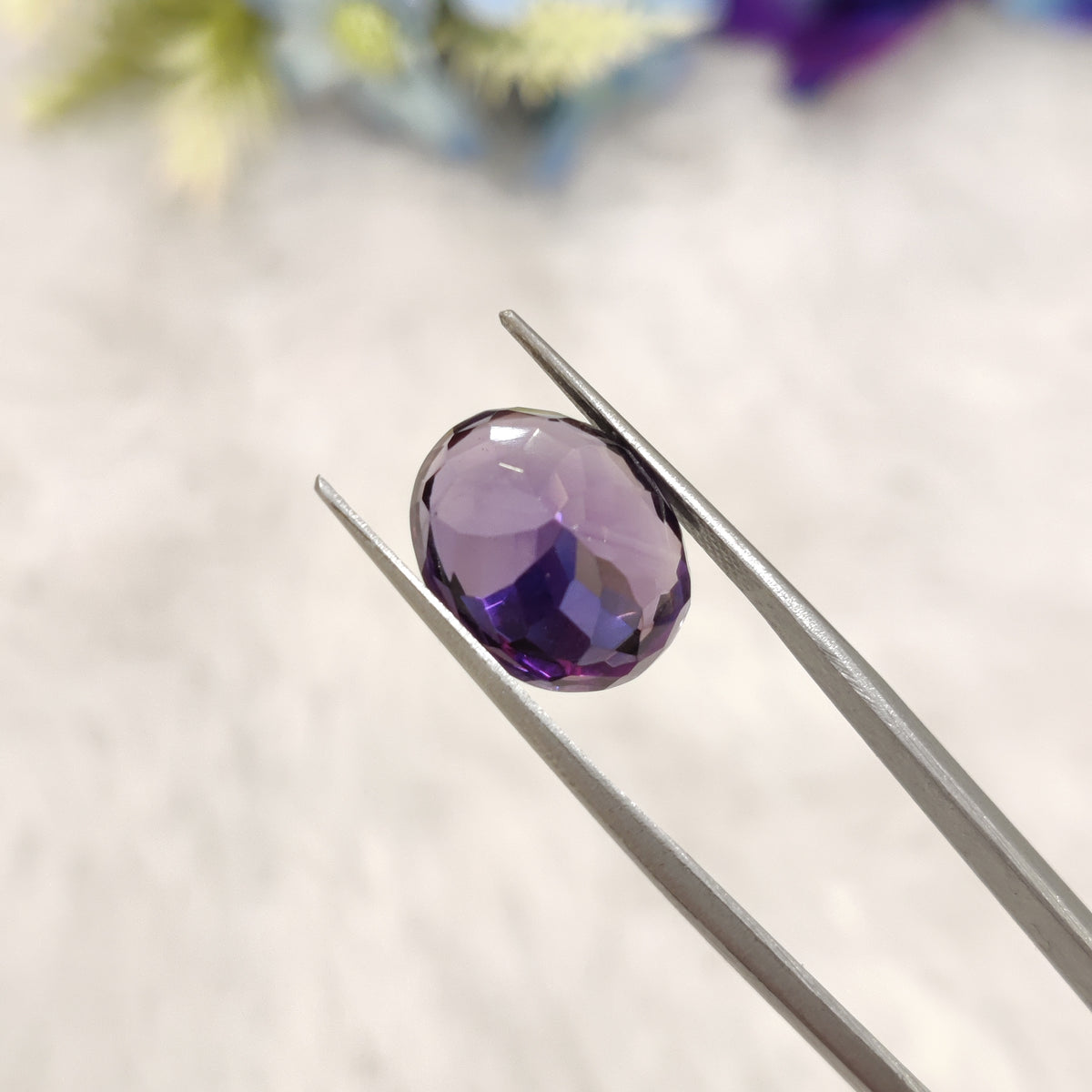 Natural Amethyst (Jamunia) | AME 229 | 7.72 Carat | Certified