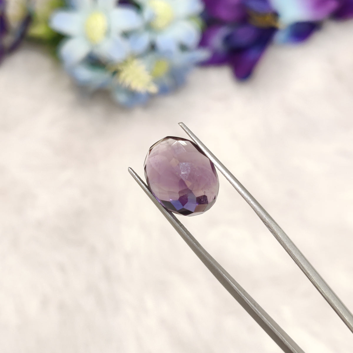 Natural Amethyst (Jamunia) | AME 187 | 7.12 Carat | Certified