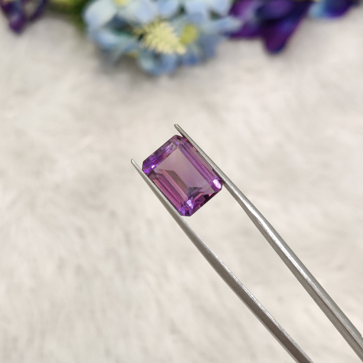 Natural Amethyst (Jamunia) | AME 153 | 6.5 Carat | Certified