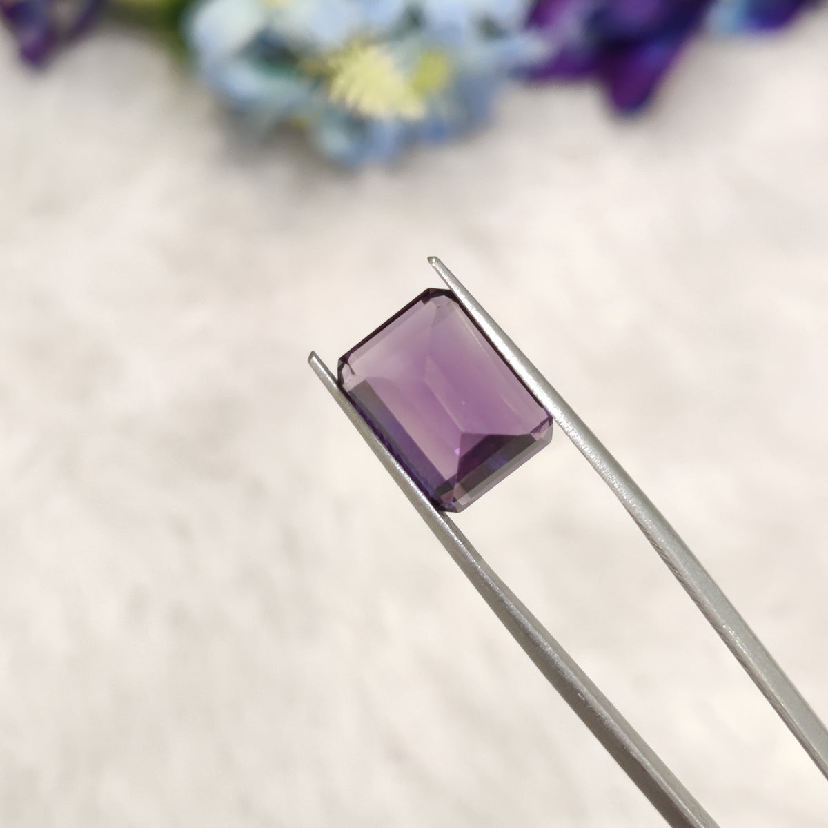 Natural Amethyst (Jamunia) | AME 153 | 6.5 Carat | Certified