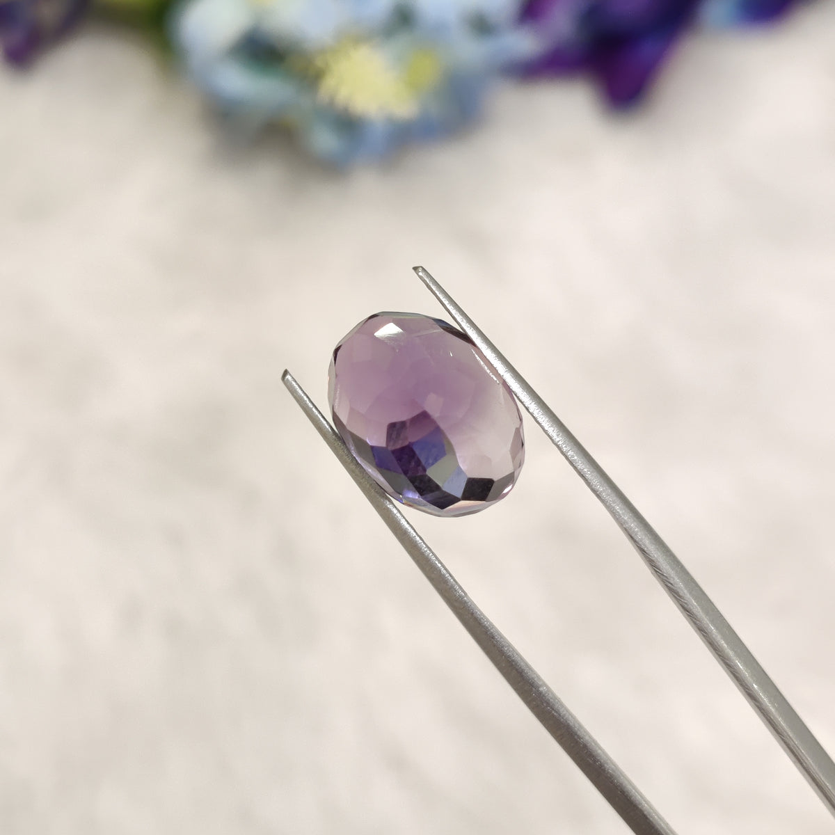 Natural Amethyst (Jamunia) | AME 241 | 6.86 Carat | Certified