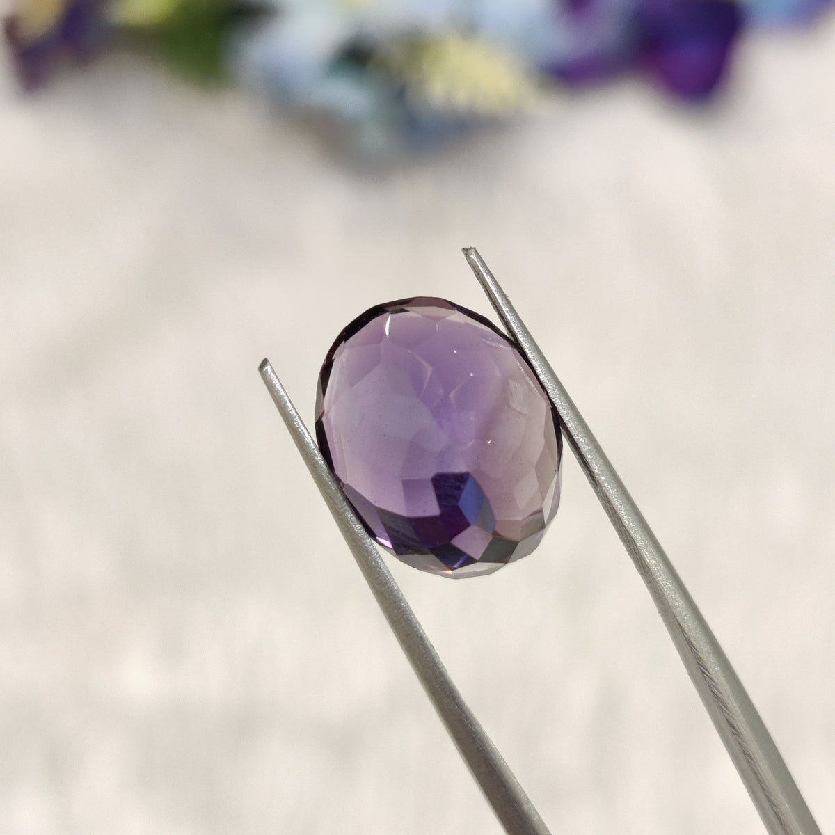 Natural Amethyst (Jamunia) | AME 165 | 7.12 Carat | Certified
