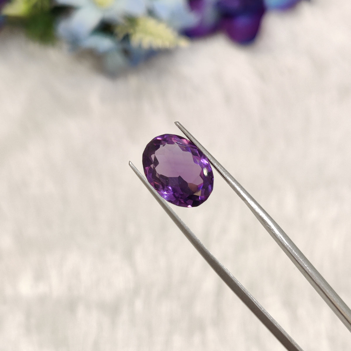 Natural Amethyst (Jamunia) | AME 179 | 6.05 Carat | Certified