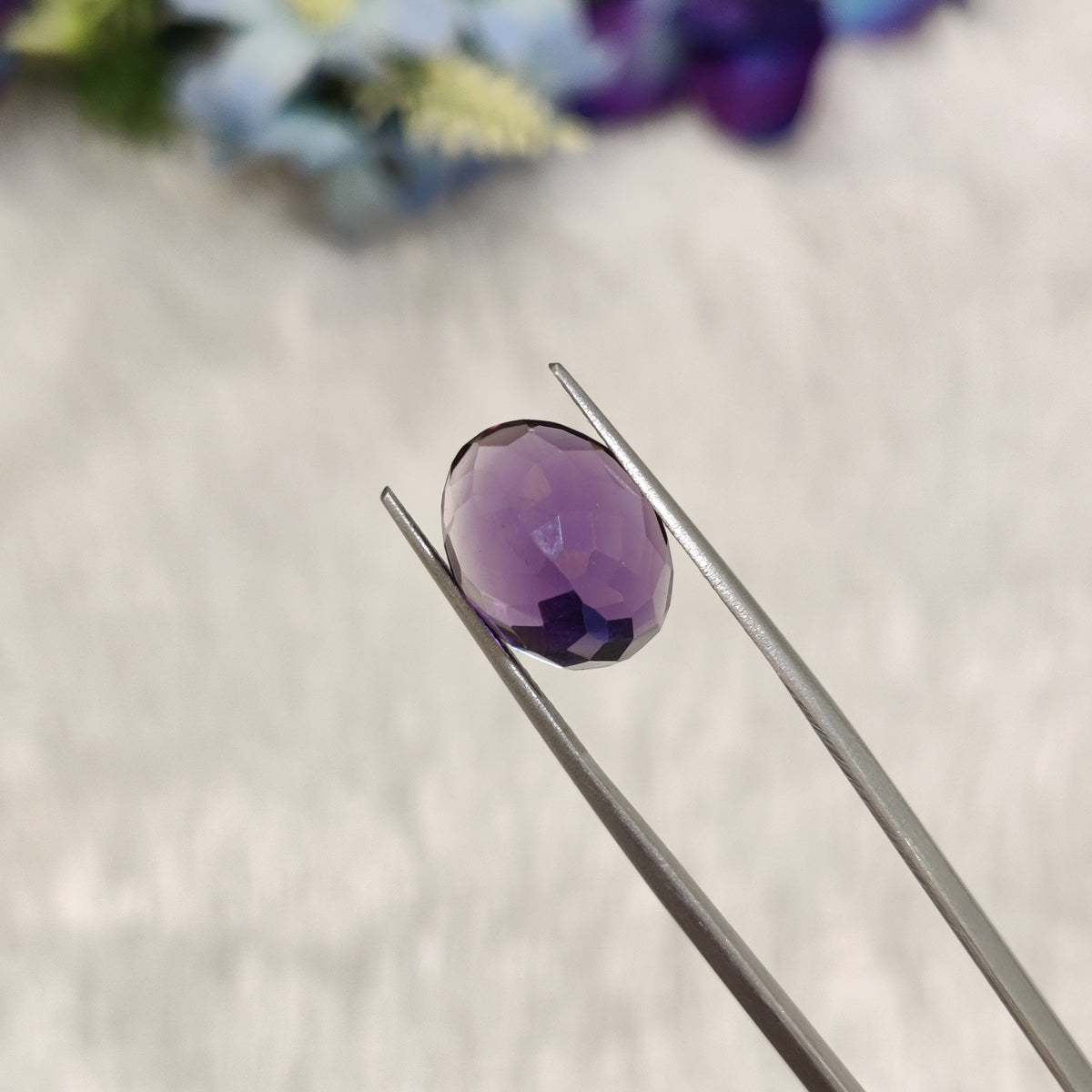 Natural Amethyst (Jamunia) | AME 346 | 7.22 Carat | Certified