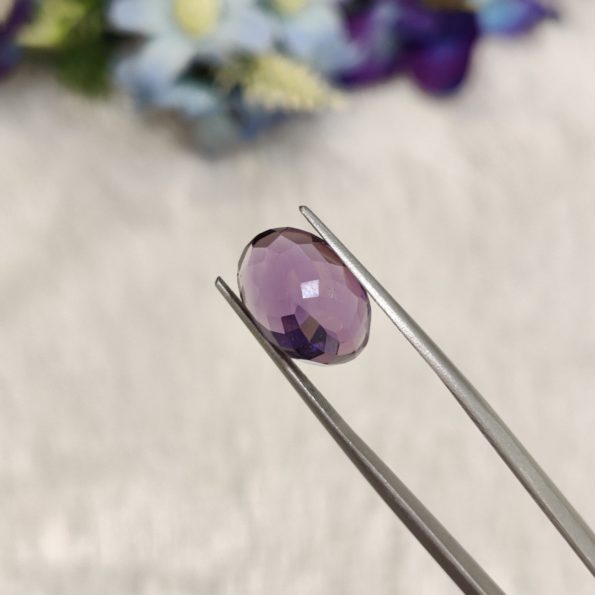 Natural Amethyst (Jamunia) | AME 325 | 6.64 Carat | Certified
