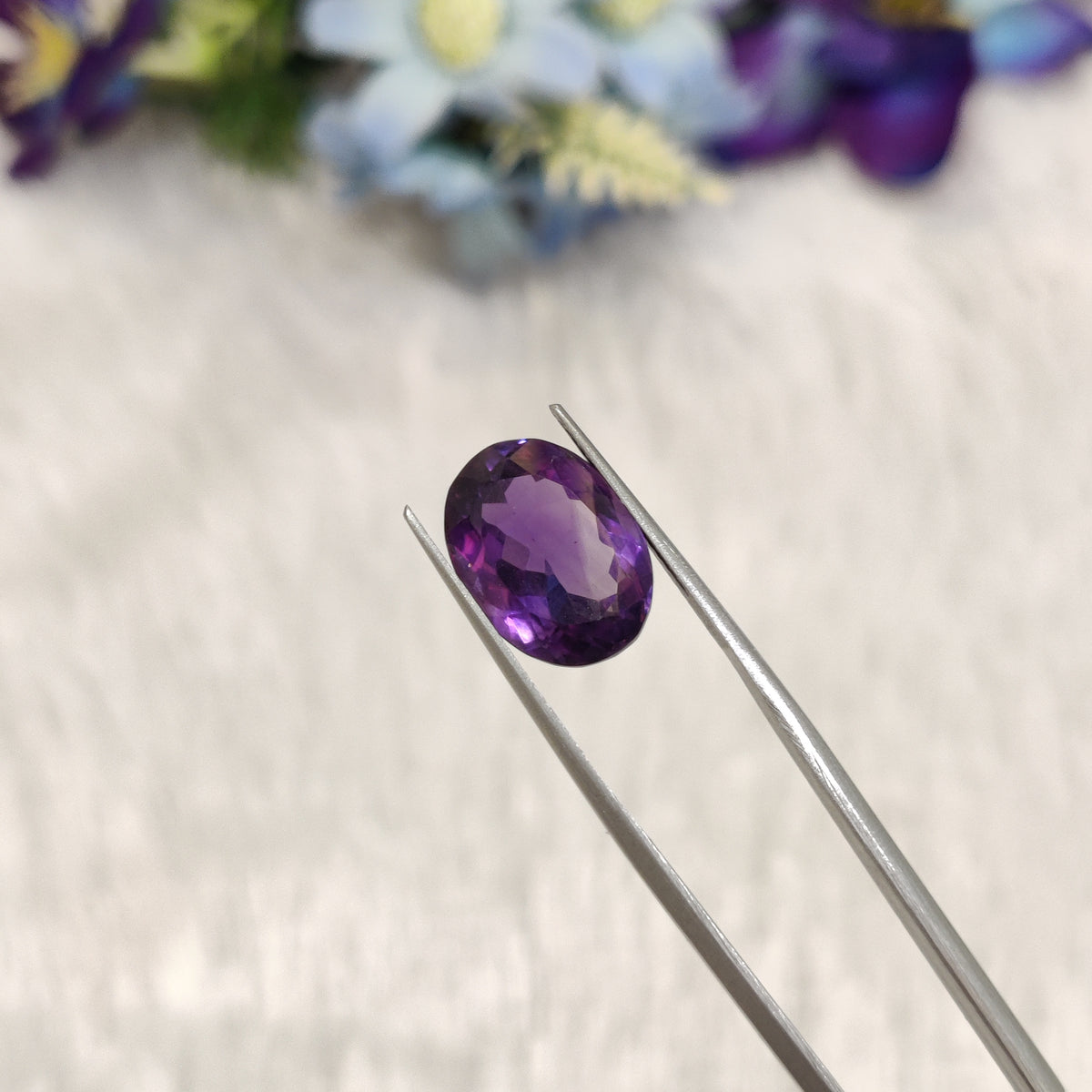 Natural Amethyst (Jamunia) | AME 185 | 7.18 Carat | Certified