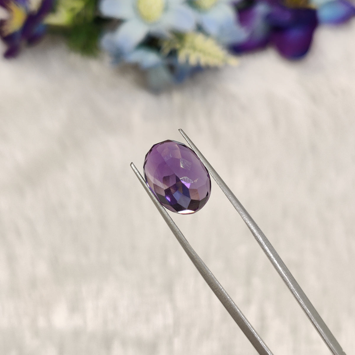 Natural Amethyst (Jamunia) | AME 185 | 7.18 Carat | Certified