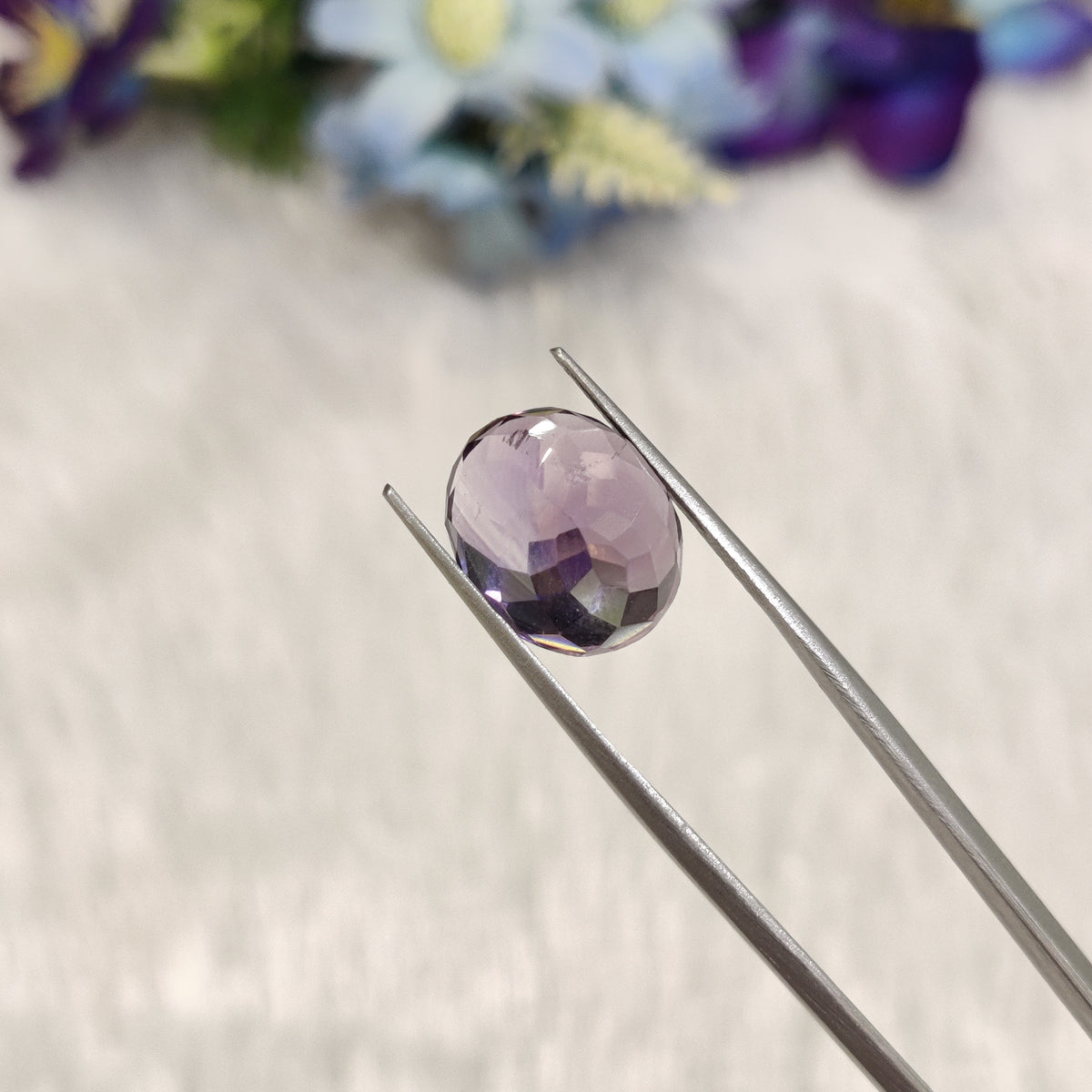 Natural Amethyst (Jamunia) | AME 307 | 7.7 Carat | Certified