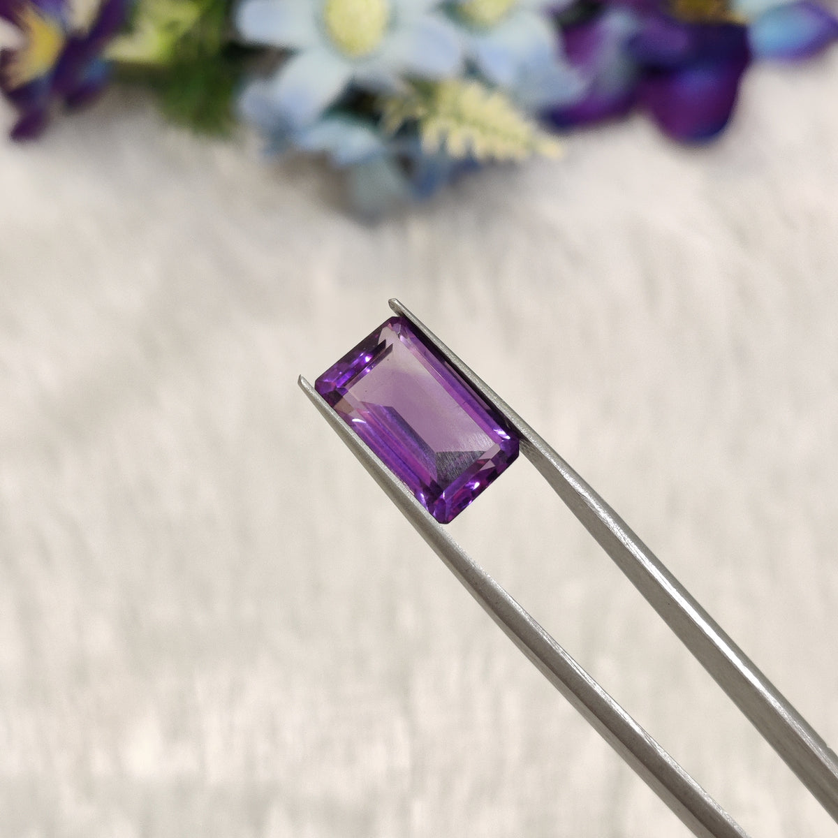 Natural Amethyst (Jamunia) | AME 366 | 7.34 Carat | Certified