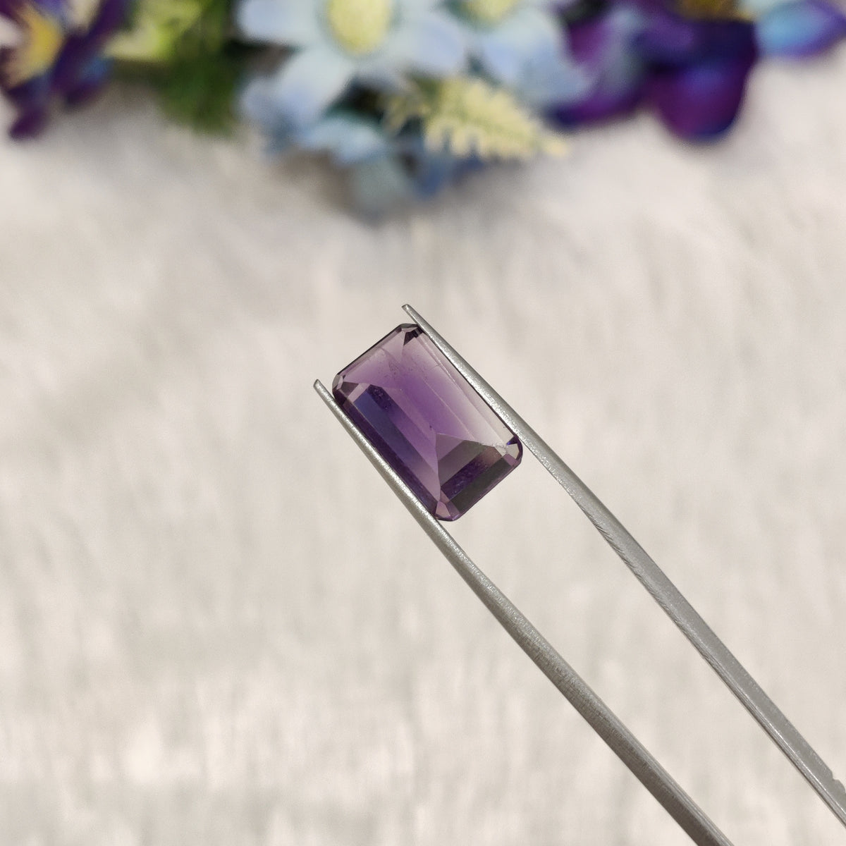 Natural Amethyst (Jamunia) | AME 158 | 6.96 Carat | Certified