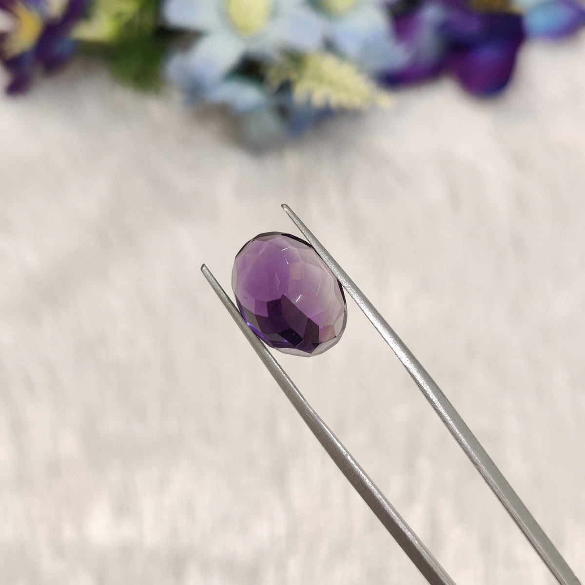 Natural Amethyst (Jamunia) | AME 321 | 6.95 Carat | Certified