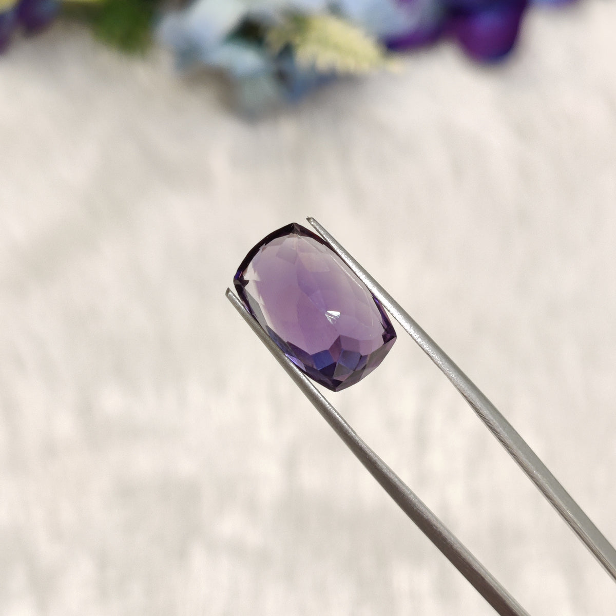 Natural Amethyst (Jamunia) | AME 138 | 6.72 Carat | Certified