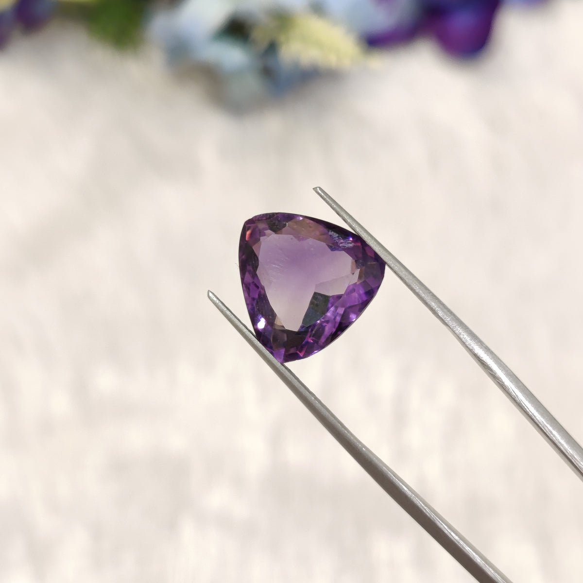 Natural Amethyst (Jamunia) | AME 139 | 7.72 Carat | Certified