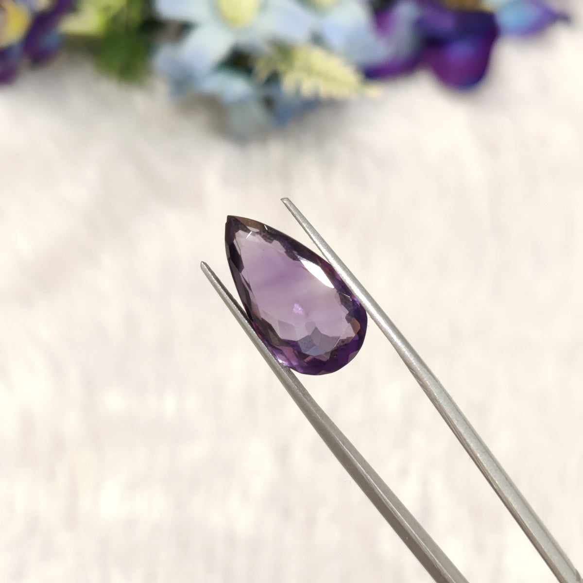 Natural Amethyst (Jamunia) | AME 142 | 8.54 Carat | Certified
