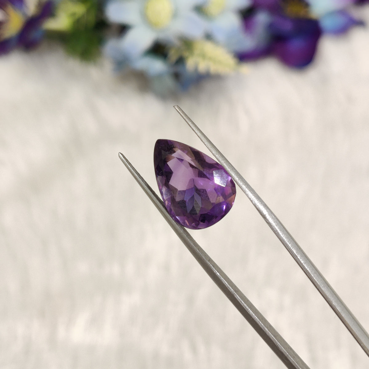 Natural Amethyst (Jamunia) | AME 144 | 7.51 Carat | Certified