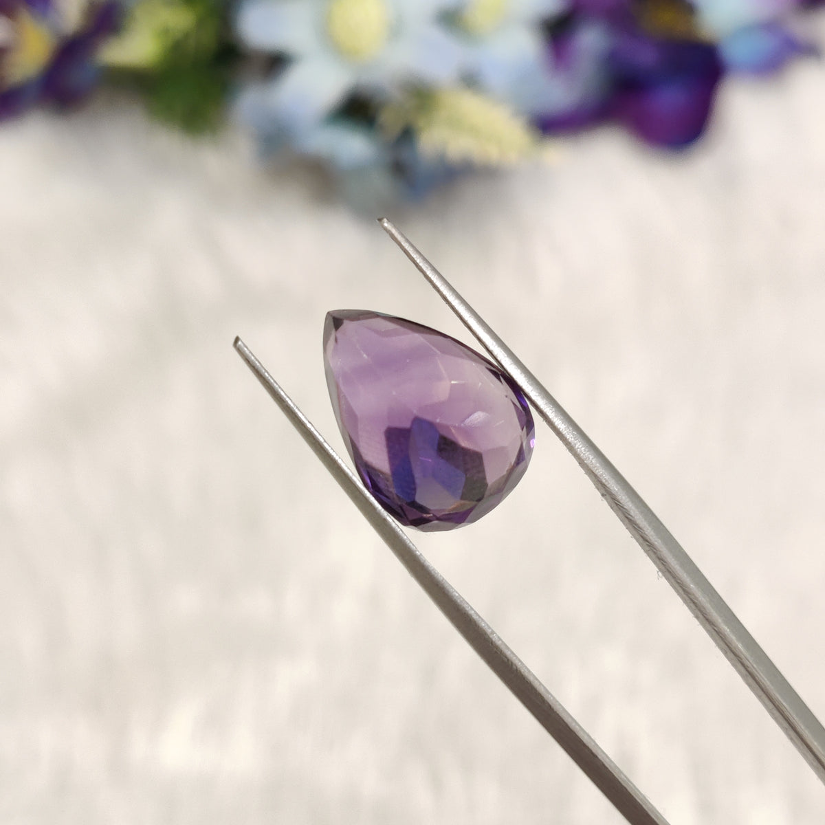 Natural Amethyst (Jamunia) | AME 144 | 7.51 Carat | Certified
