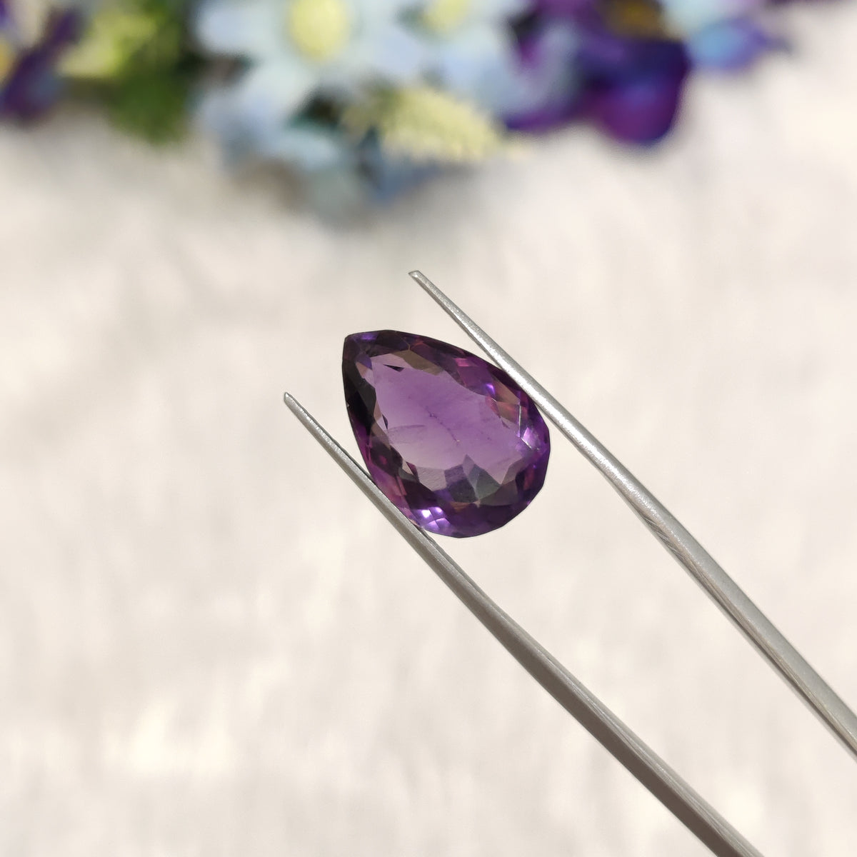 Natural Amethyst (Jamunia) | AME 145 | 7.75 Carat | Certified