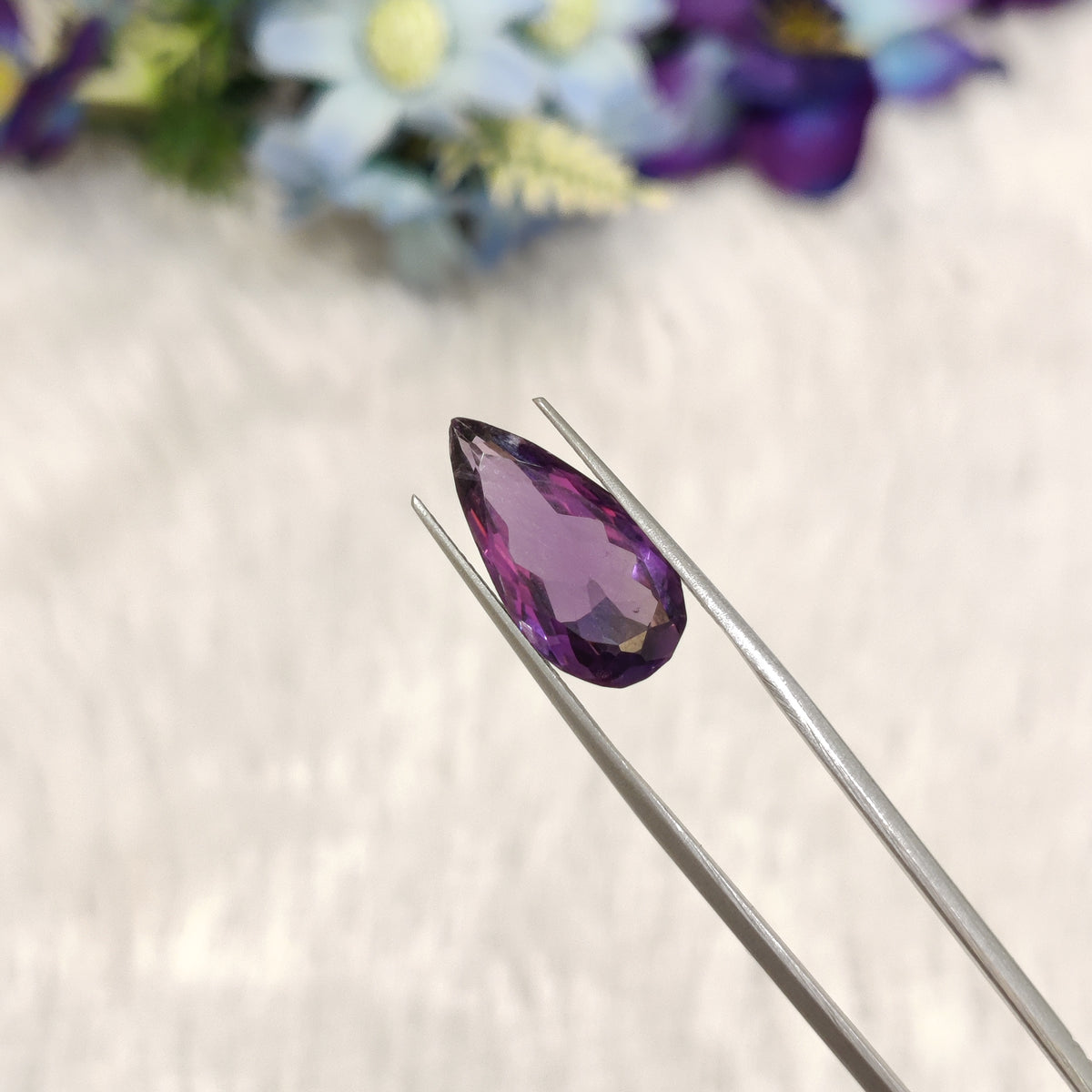 Natural Amethyst (Jamunia) | AME 146 | 6.17 Carat | Certified