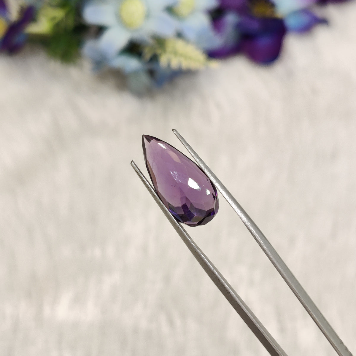 Natural Amethyst (Jamunia) | AME 146 | 6.17 Carat | Certified