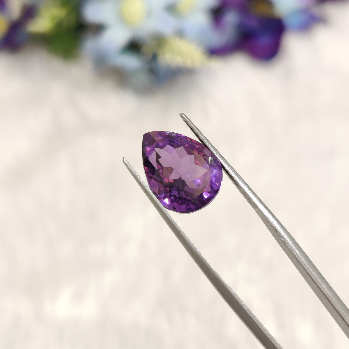 Natural Amethyst (Jamunia) | AME 147 | 7.21 Carat | Certified