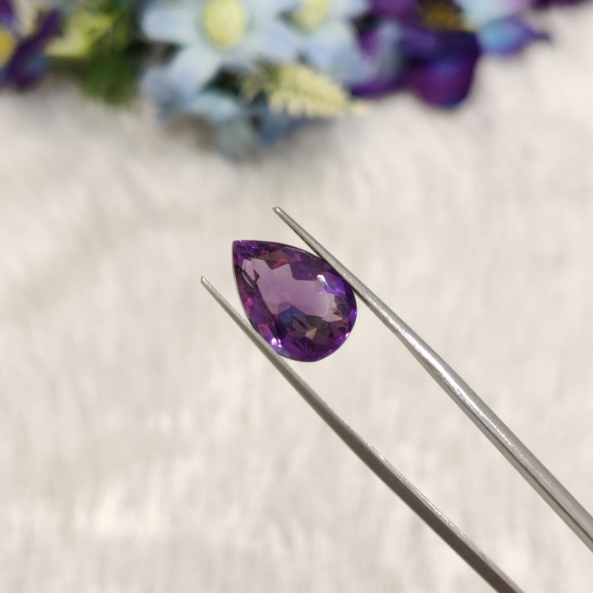 Natural Amethyst (Jamunia) | AME 148 | 6.29 Carat | Certified
