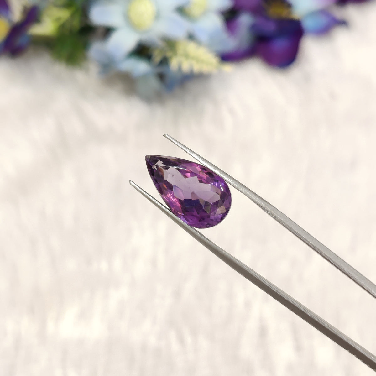 Natural Amethyst (Jamunia) | AME 149 | 7.57 Carat | Certified