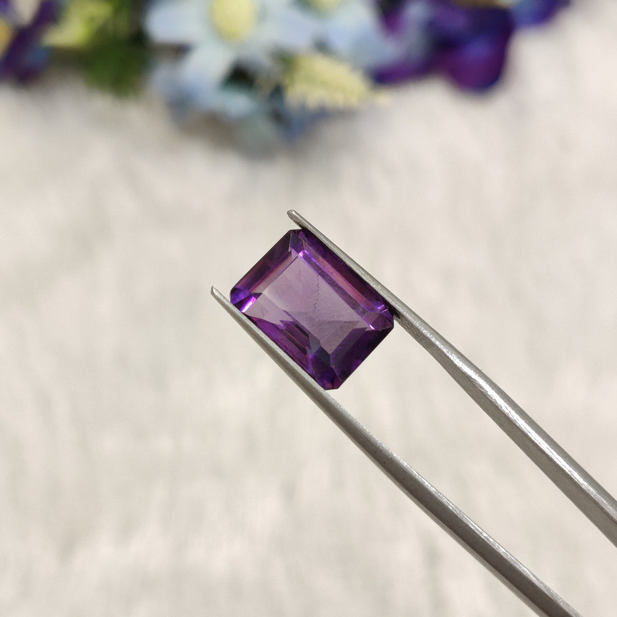 Natural Amethyst (Jamunia) | AME 151 | 6.35 Carat | Certified