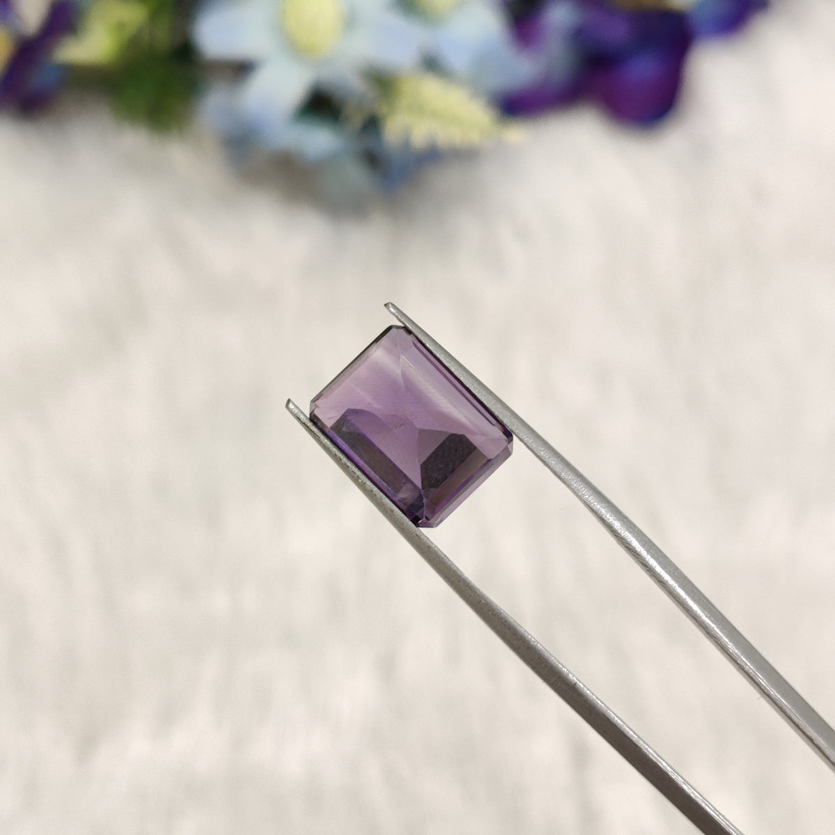 Natural Amethyst (Jamunia) | AME 151 | 6.35 Carat | Certified