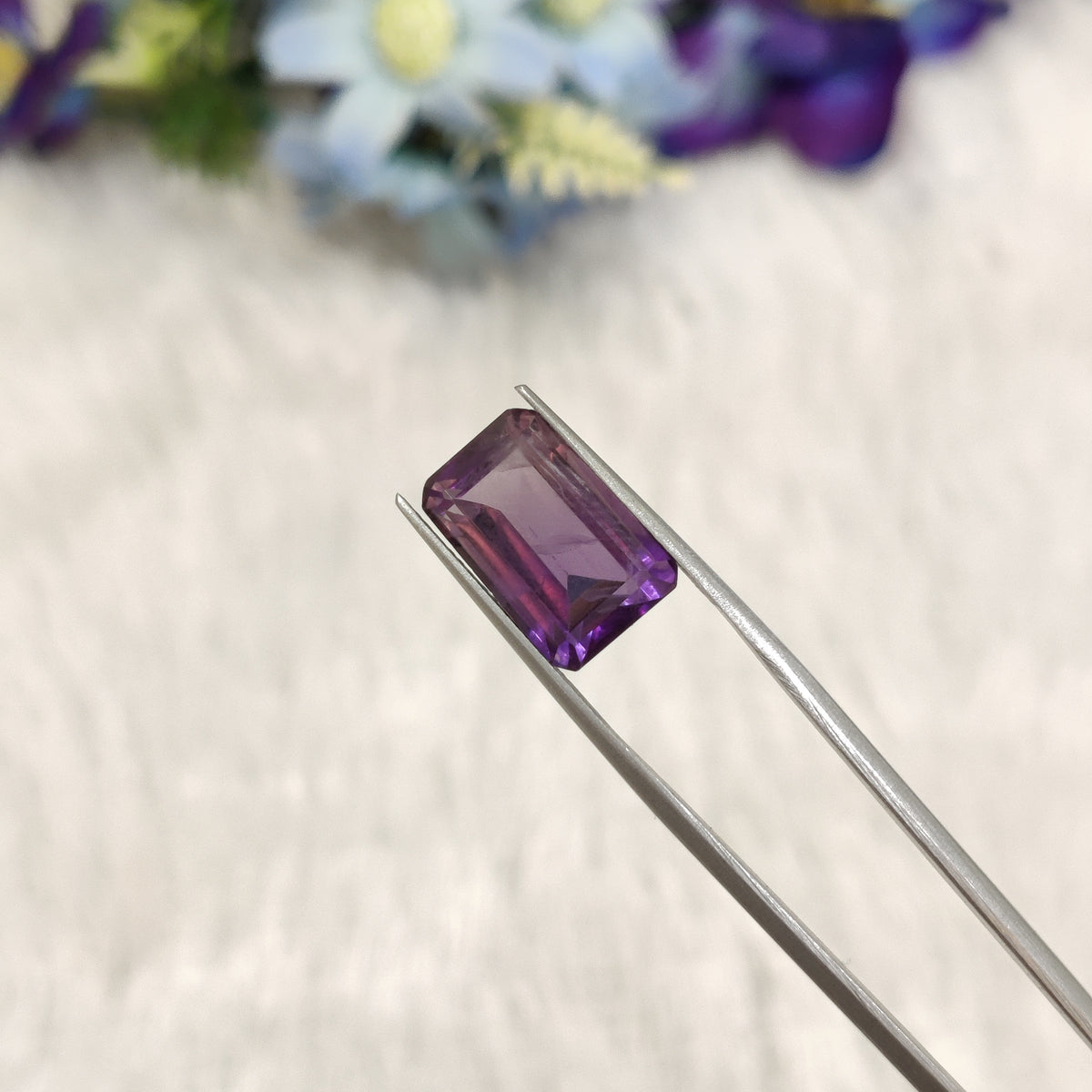 Natural Amethyst (Jamunia) | AME 152 | 6.79 Carat | Certified