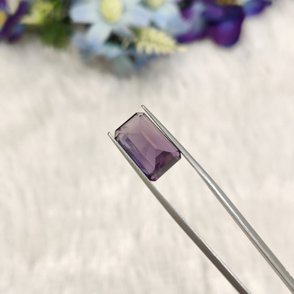 Natural Amethyst (Jamunia) | AME 152 | 6.79 Carat | Certified