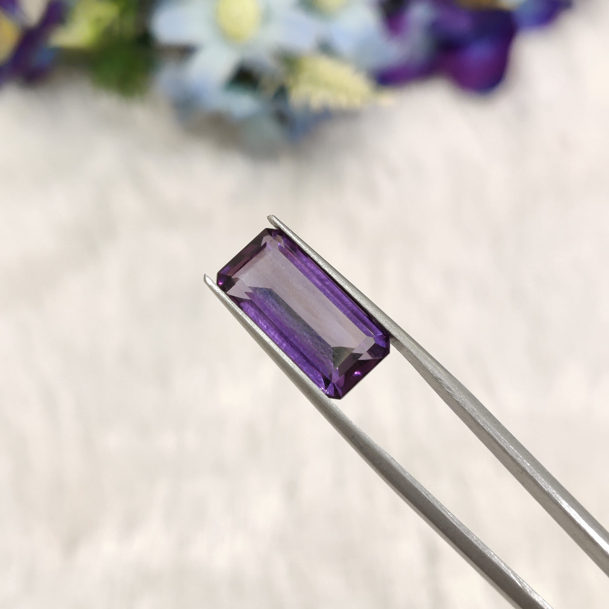 Natural Amethyst (Jamunia) | AME 155 | 6.35 Carat | Certified