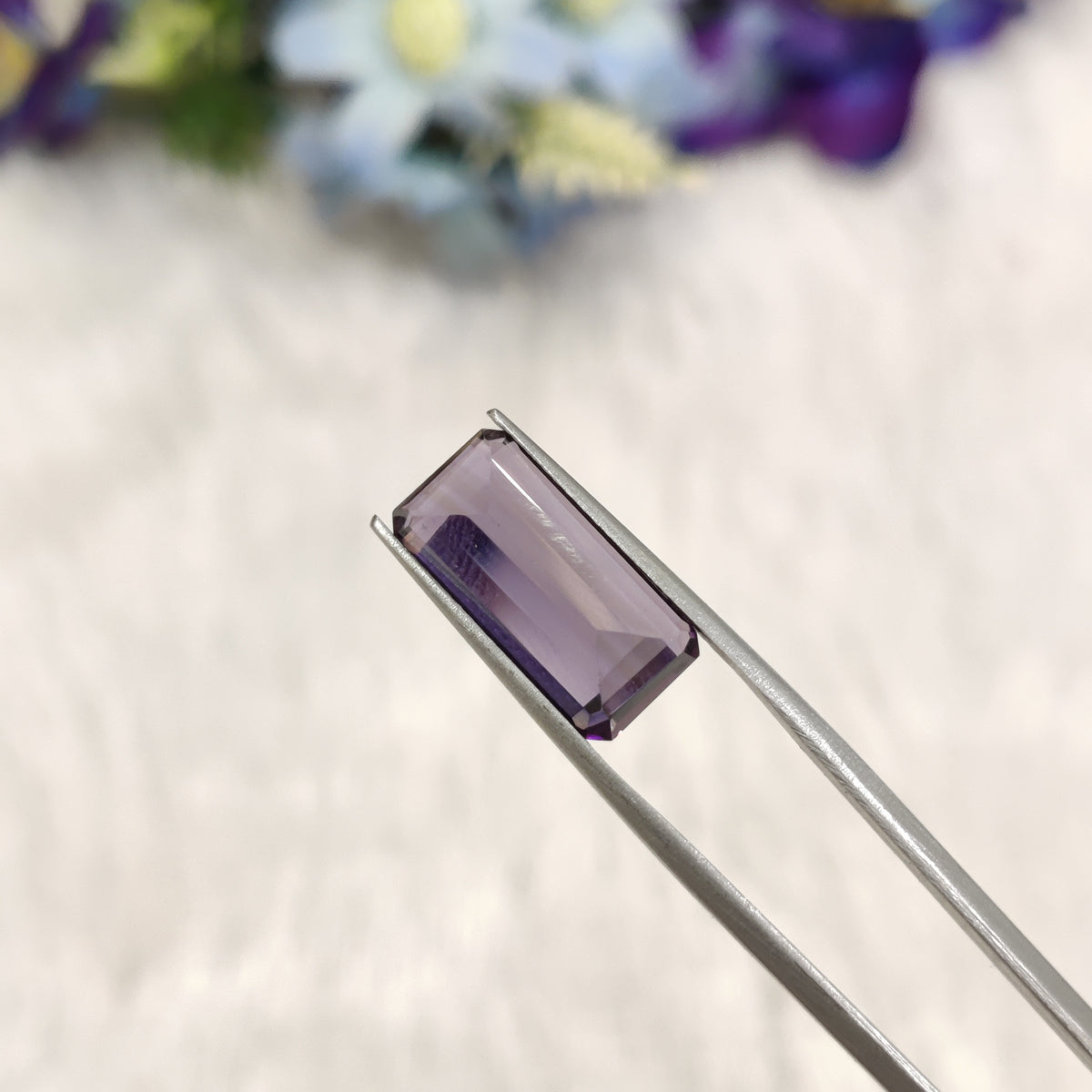 Natural Amethyst (Jamunia) | AME 155 | 6.35 Carat | Certified