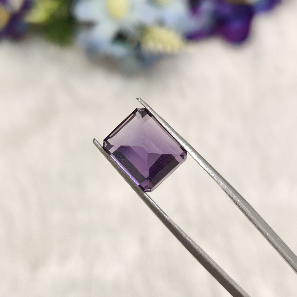 Natural Amethyst (Jamunia) | AME 157 | 6.22 Carat | Certified