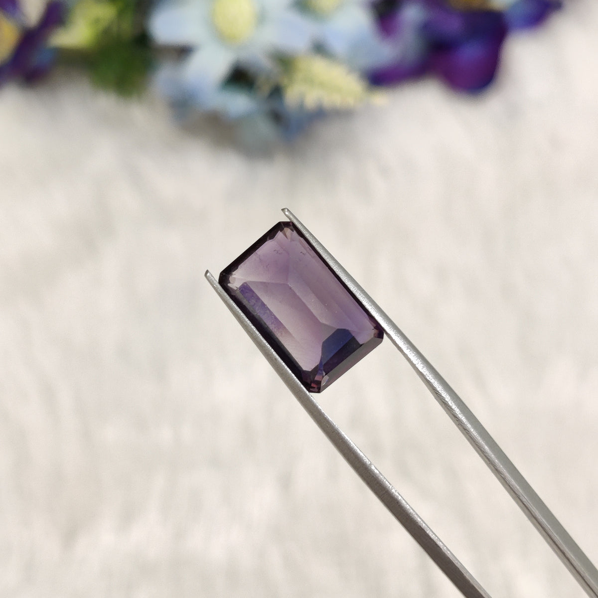 Natural Amethyst (Jamunia) | AME 159 | 7.47 Carat | Certified