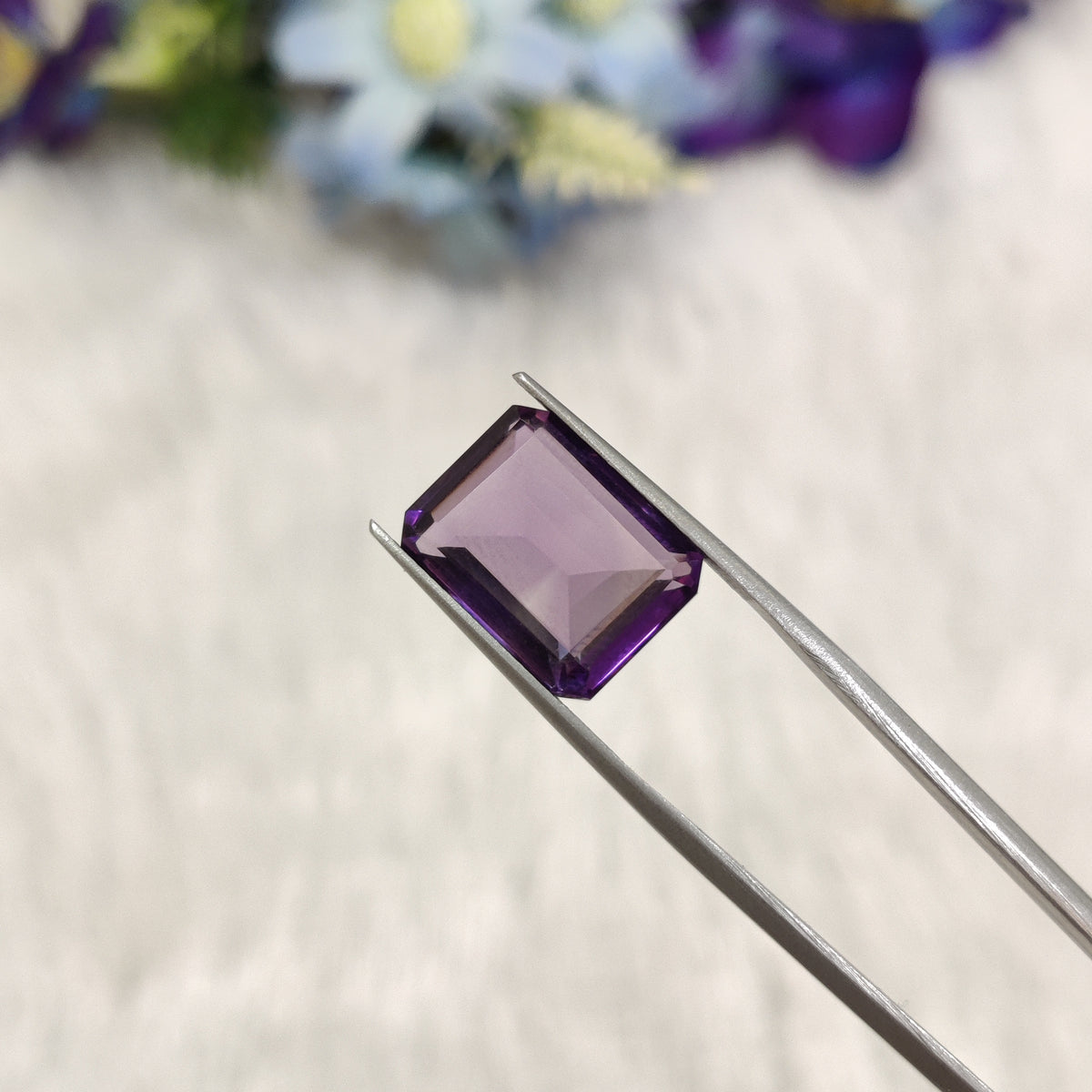 Natural Amethyst (Jamunia) | AME 161 | 6.77 Carat | Certified