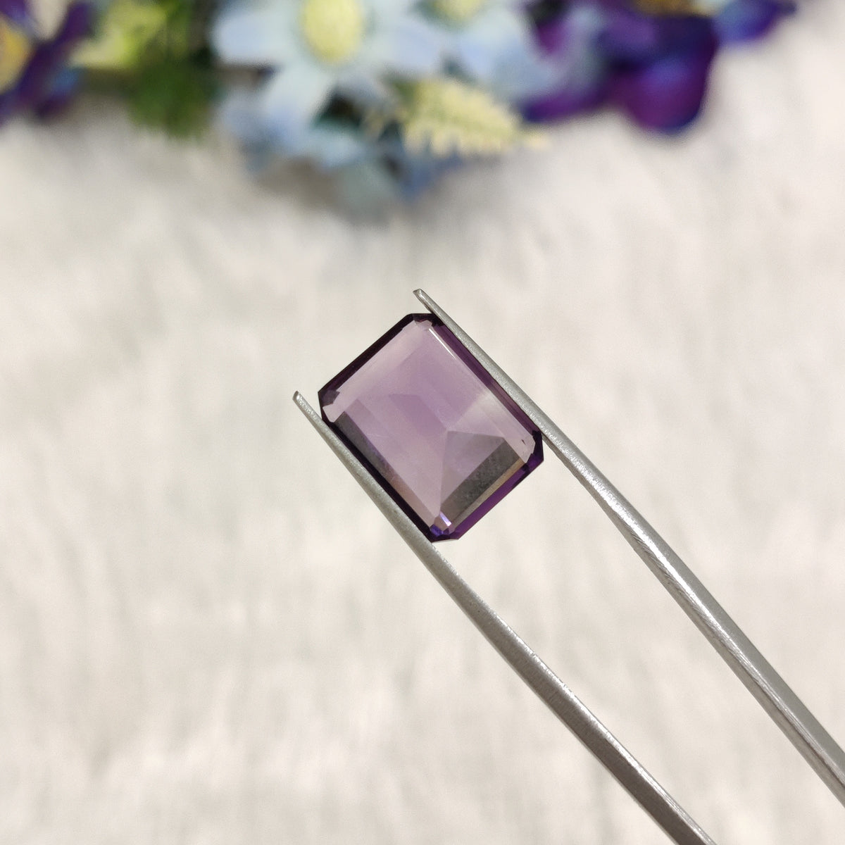 Natural Amethyst (Jamunia) | AME 161 | 6.77 Carat | Certified