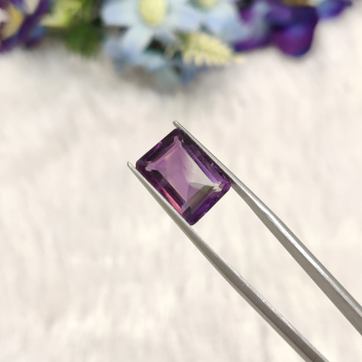 Natural Amethyst (Jamunia) | AME 162 | 6.6 Carat | Certified