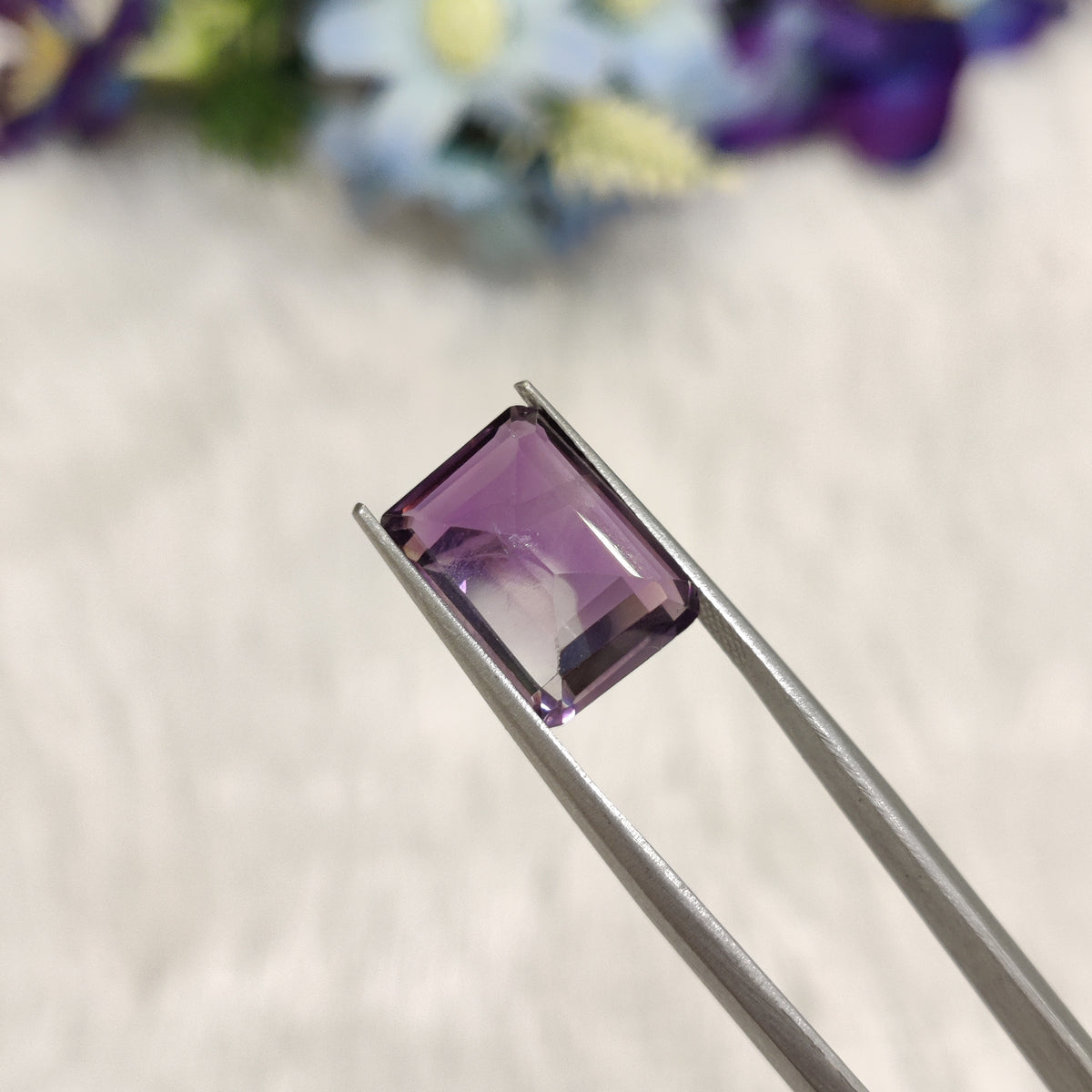 Natural Amethyst (Jamunia) | AME 162 | 6.6 Carat | Certified