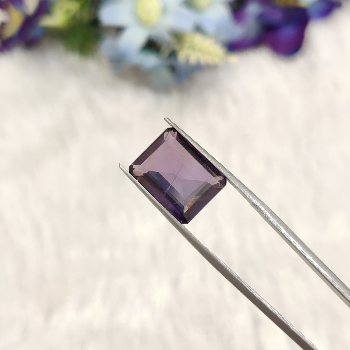 Natural Amethyst (Jamunia) | AME 163 | 7.57 Carat | Certified