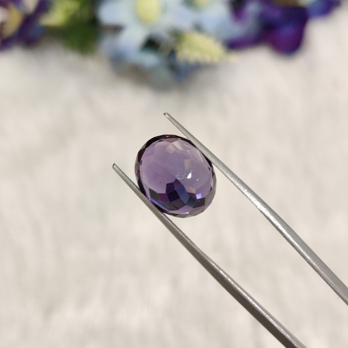 Natural Amethyst (Jamunia) | AME 164 | 7.01 Carat | Certified