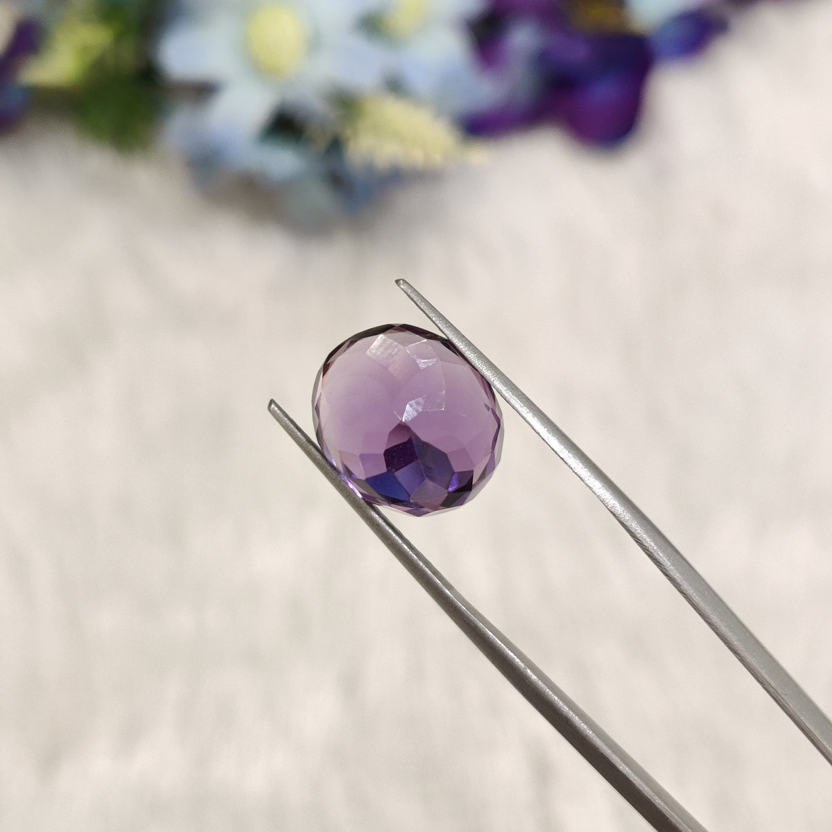 Natural Amethyst (Jamunia) | AME 170 | 7.46 Carat | Certified